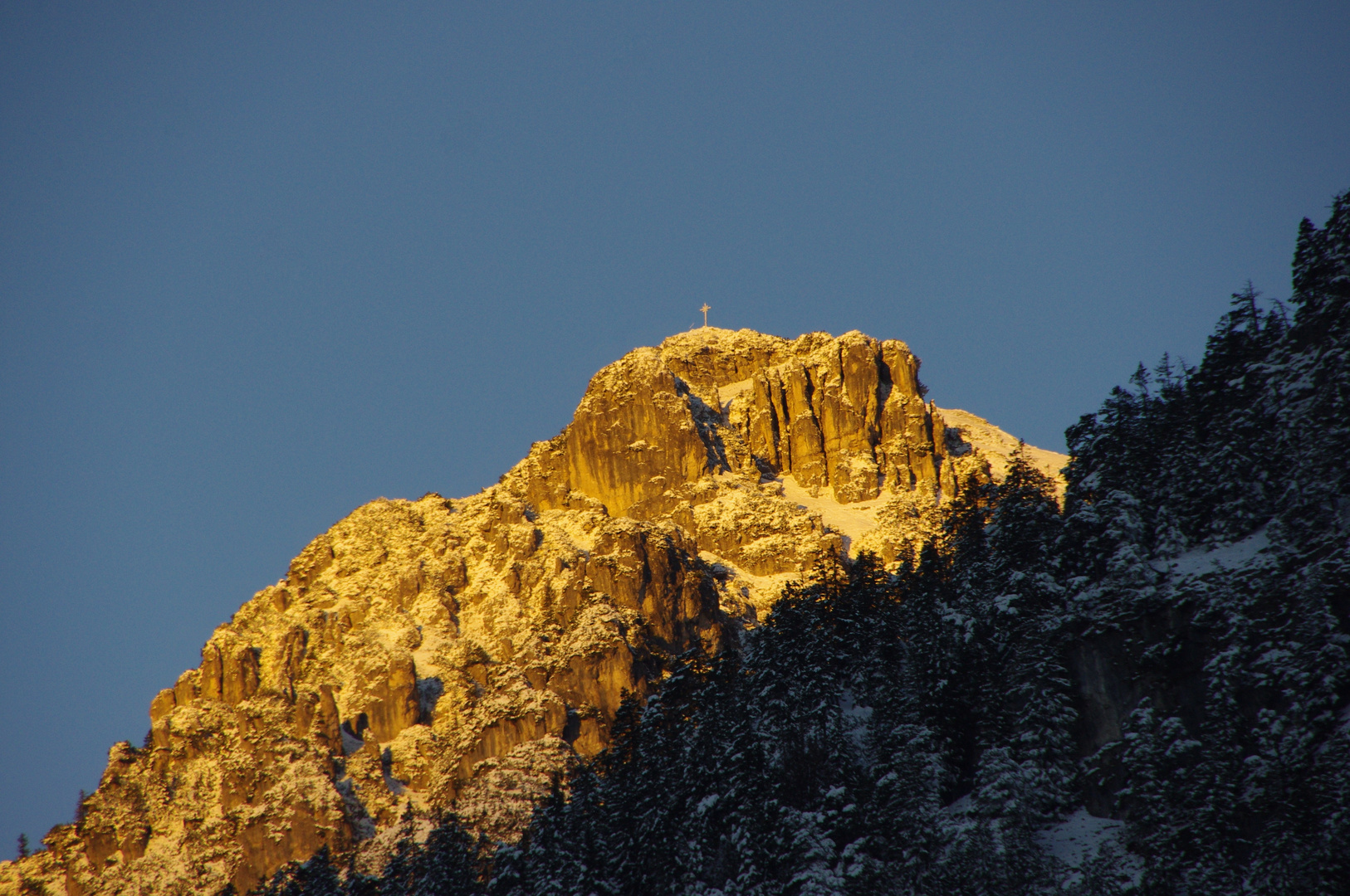 Sonnenaufgang am Kramer (garmisch)