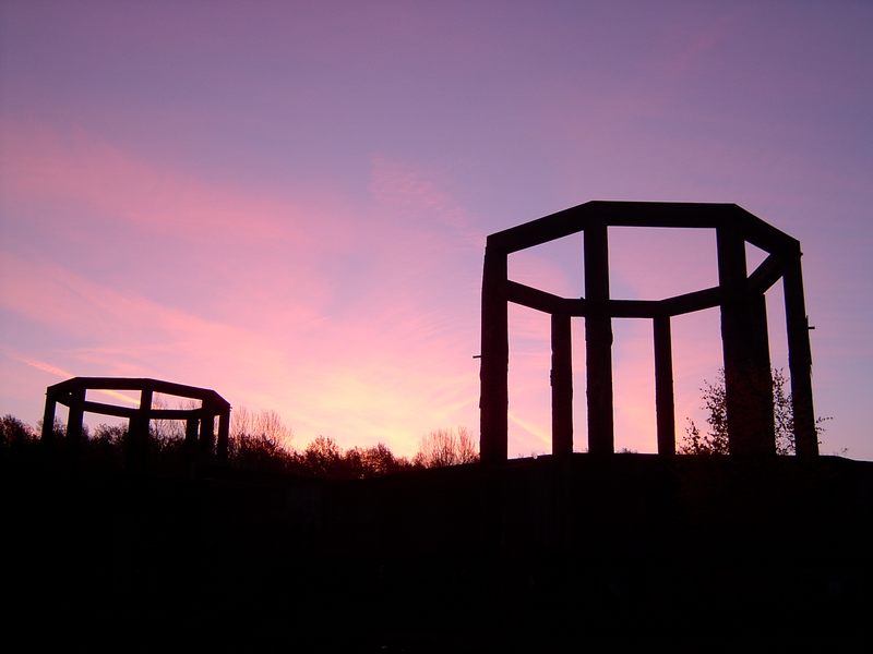 Sonnenaufgang am Kühlturm