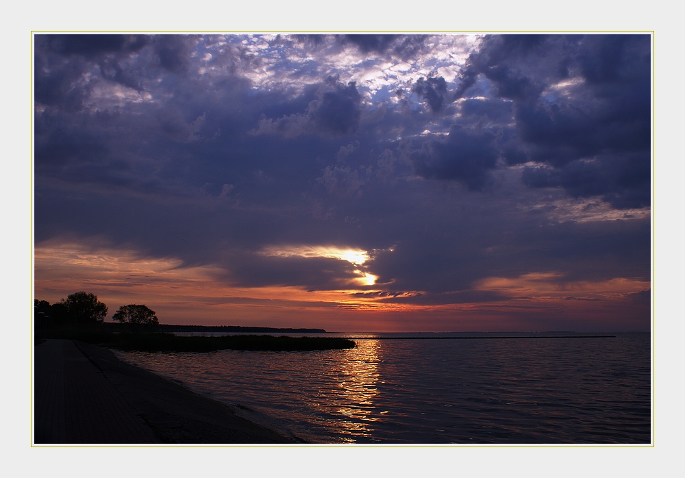 Sonnenaufgang am Kurischen Haff