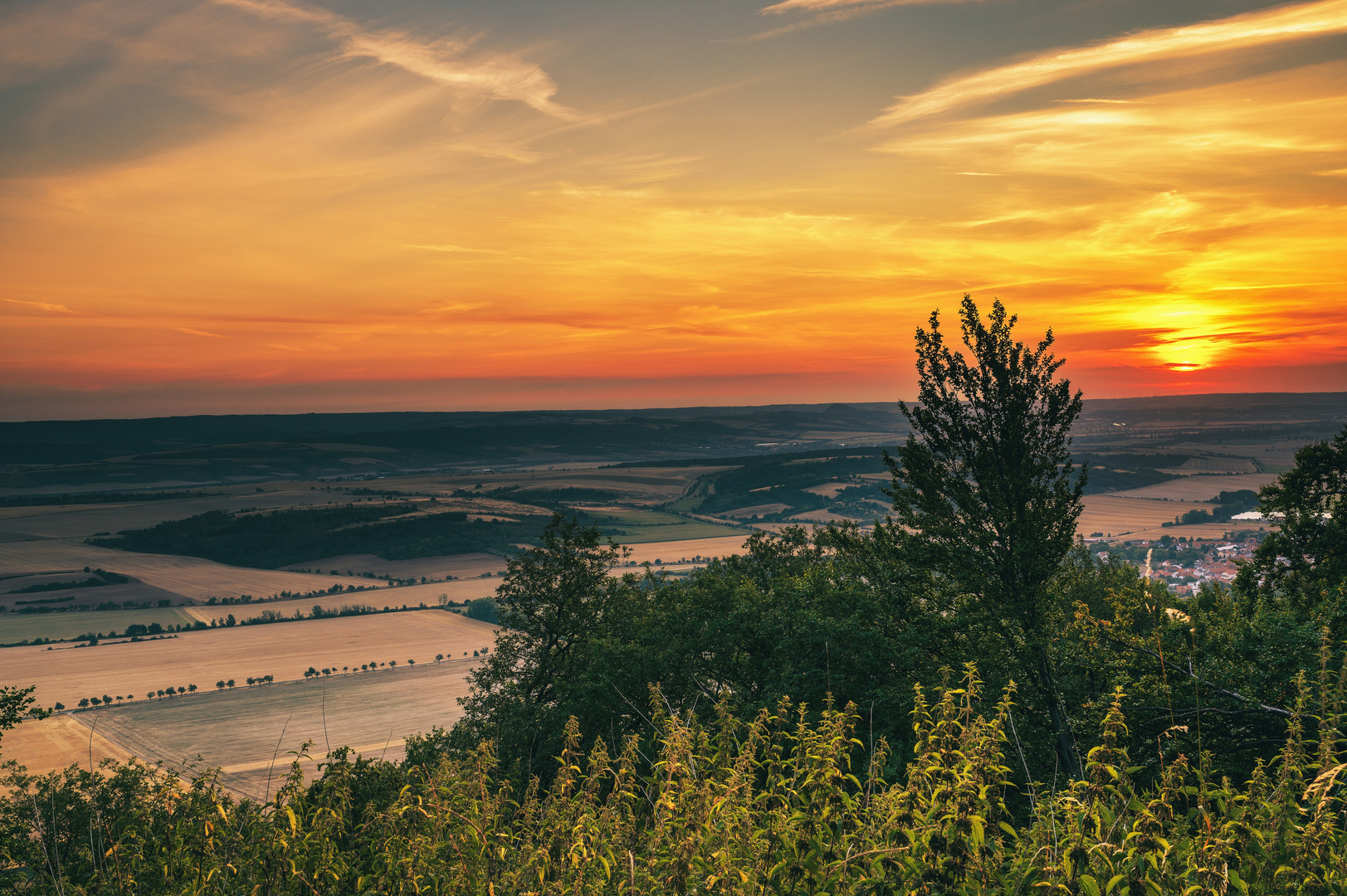 Sonnenaufgang am Kyffhäuser