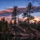 Sonnenaufgang am Lago di Saoseo