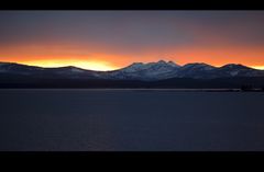 Sonnenaufgang am Lake Yellowstone