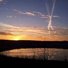 Sonnenaufgang am Lappwaldsee