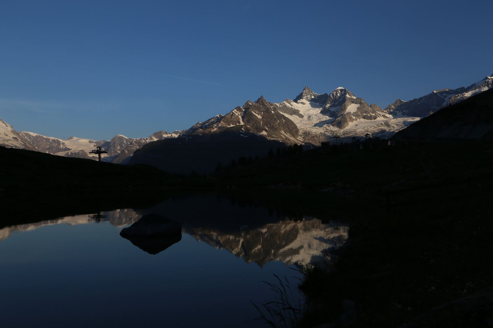 Sonnenaufgang am Leisee