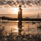 Sonnenaufgang am Leuchtturm