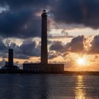 Sonnenaufgang am Leuchtturm Gatteville 