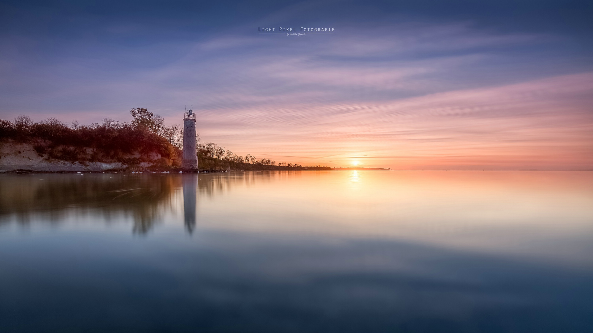 Sonnenaufgang am Leuchtturm von Zudar / Rügen