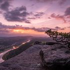 Sonnenaufgang am Lilienstein