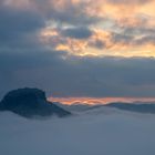 Sonnenaufgang am Lilienstein