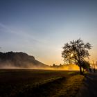 Sonnenaufgang am Lilienstein