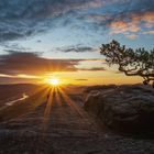 Sonnenaufgang am Lilienstein