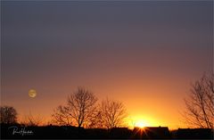 Sonnenaufgang am linken Niederrhein ....