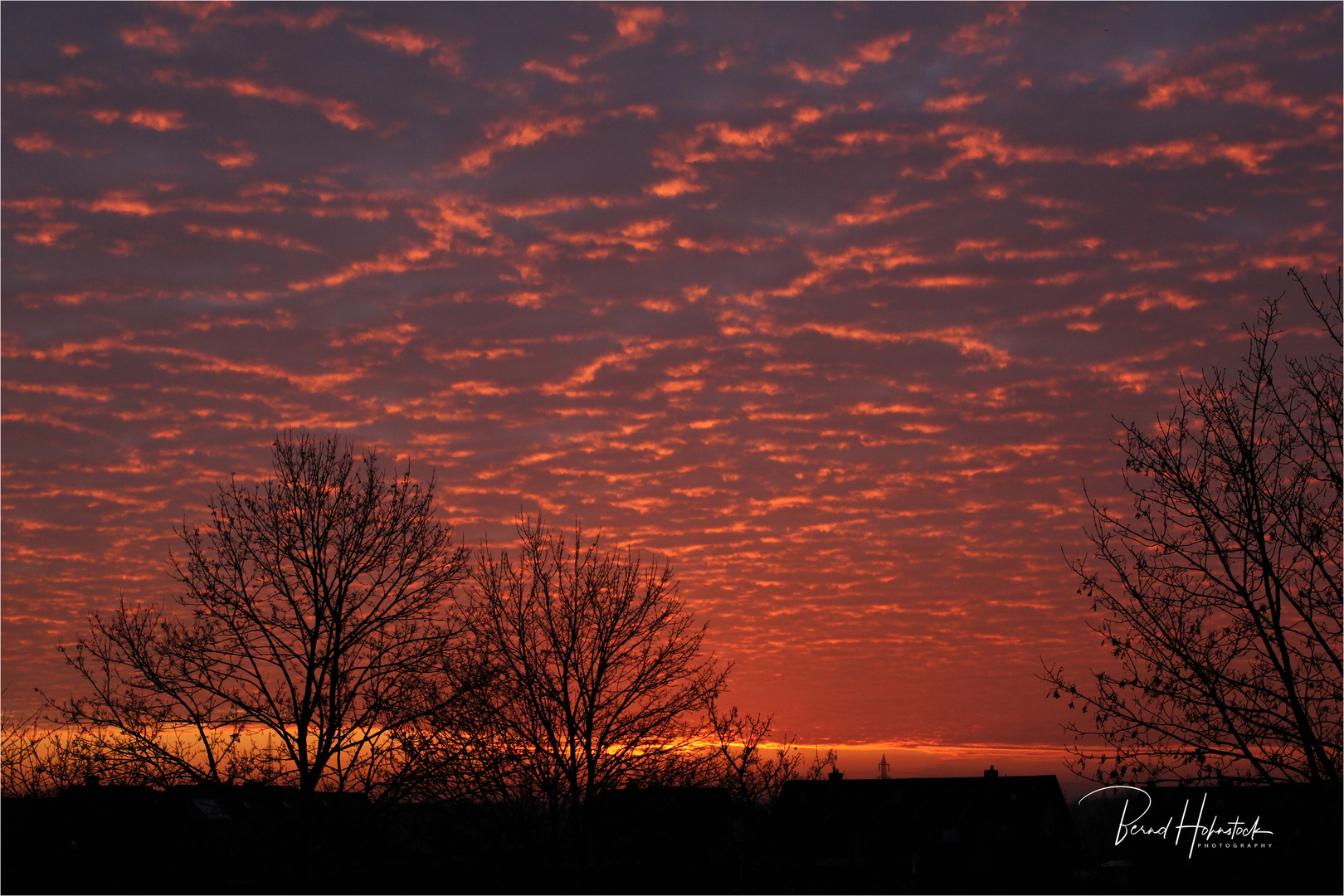 Sonnenaufgang am linken Niederrhein ....