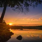 Sonnenaufgang am Little Whitefish Lake