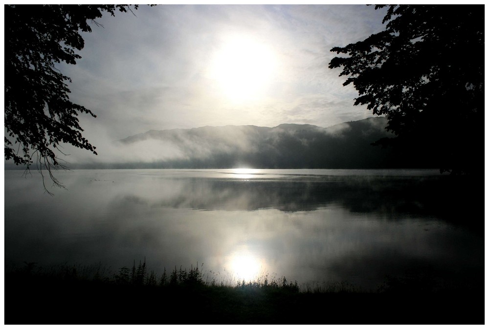 Sonnenaufgang am Loch Ness