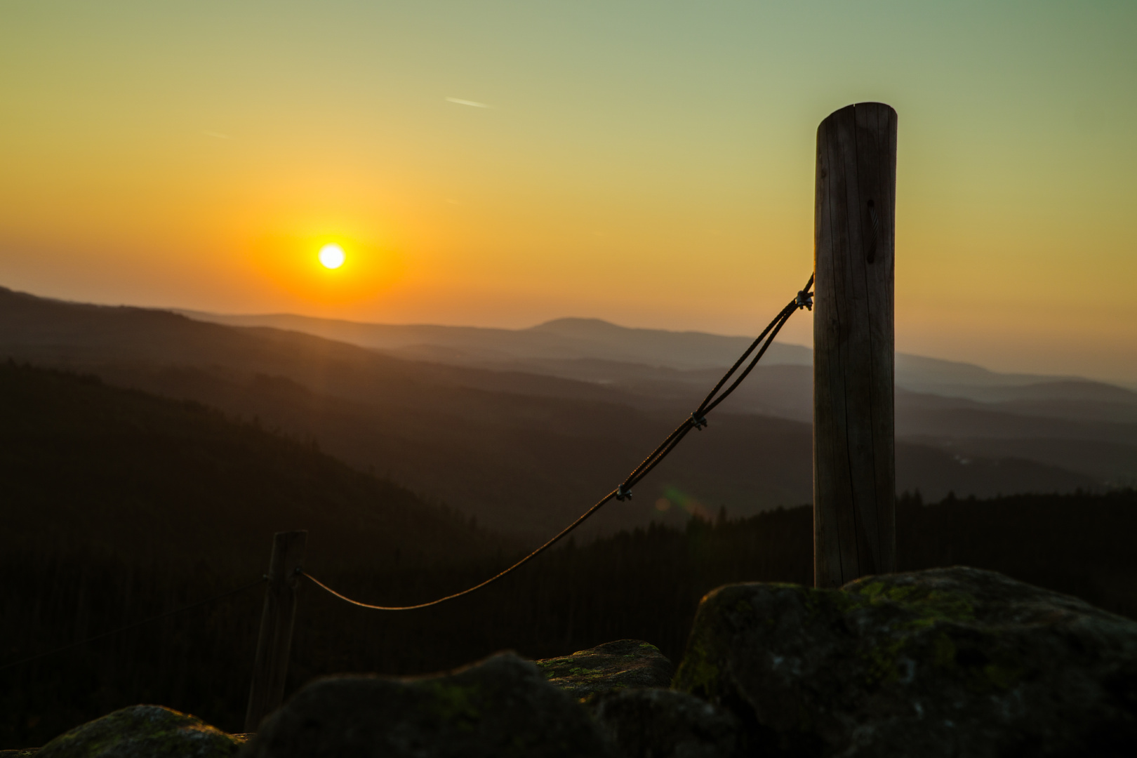 Sonnenaufgang am Lusen