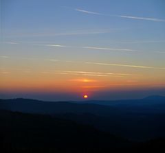 Sonnenaufgang am Lusen