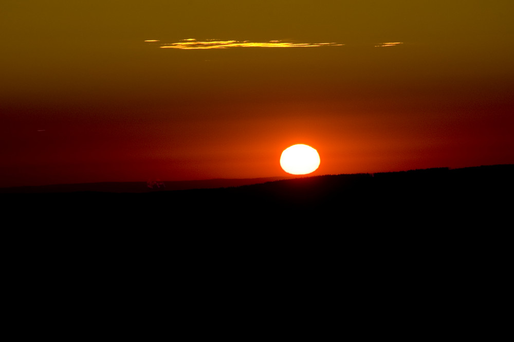 Sonnenaufgang am Lusen