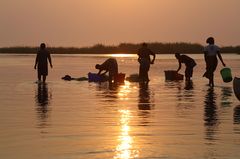 Sonnenaufgang am Malawisee
