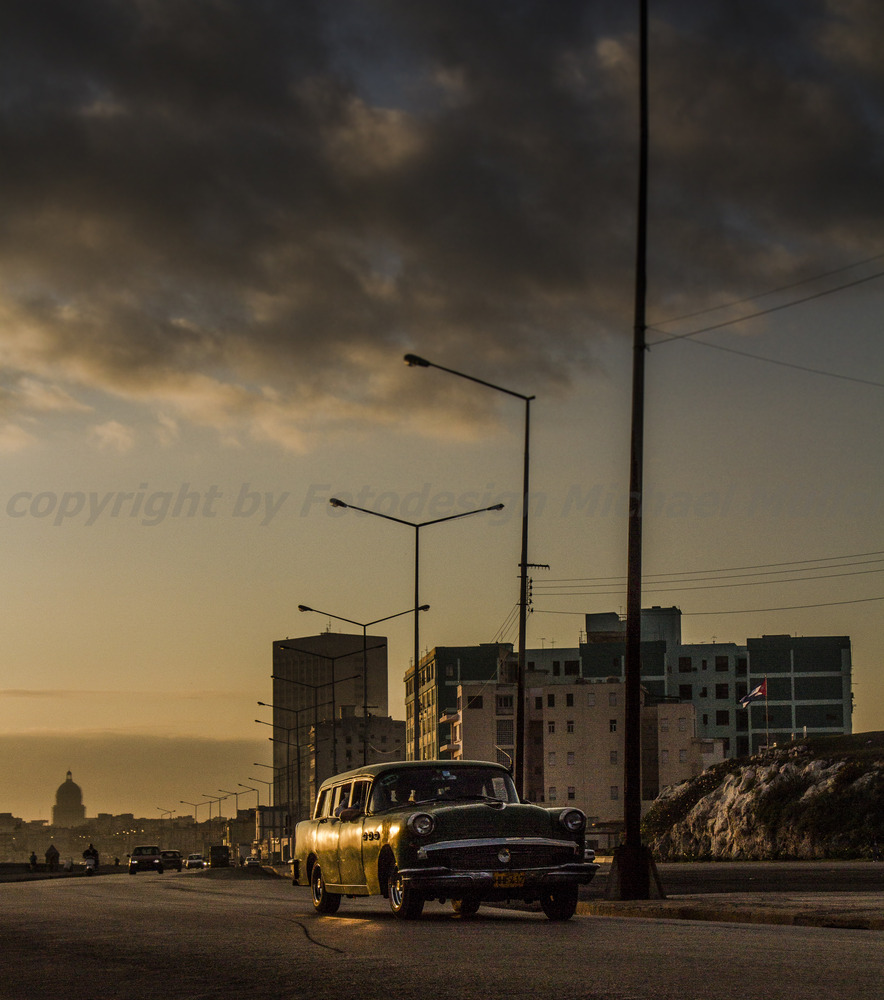 Sonnenaufgang am Malecon in Havana 1