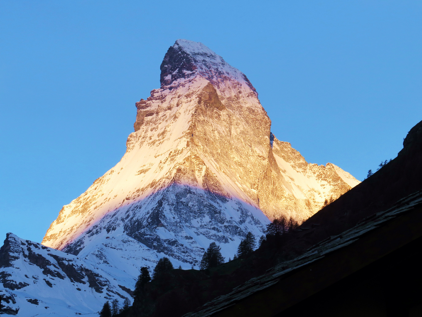 Sonnenaufgang am Matterhorn