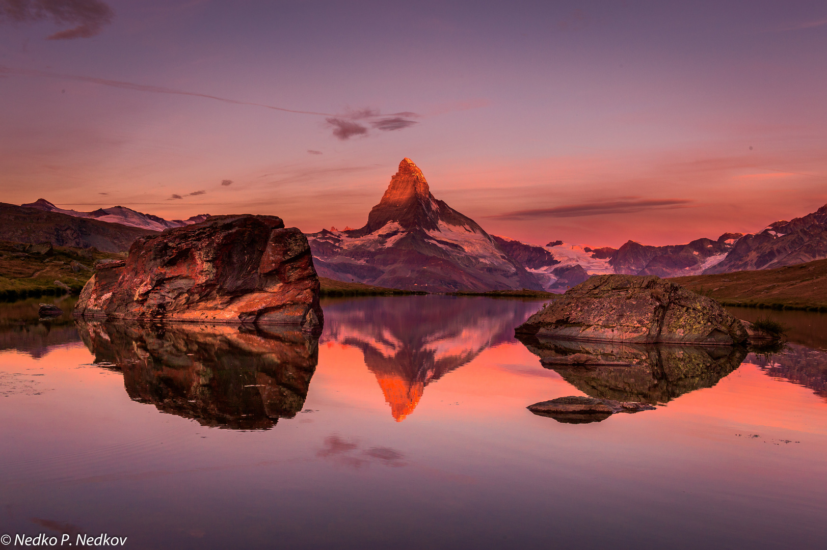 Sonnenaufgang am Matterhorn