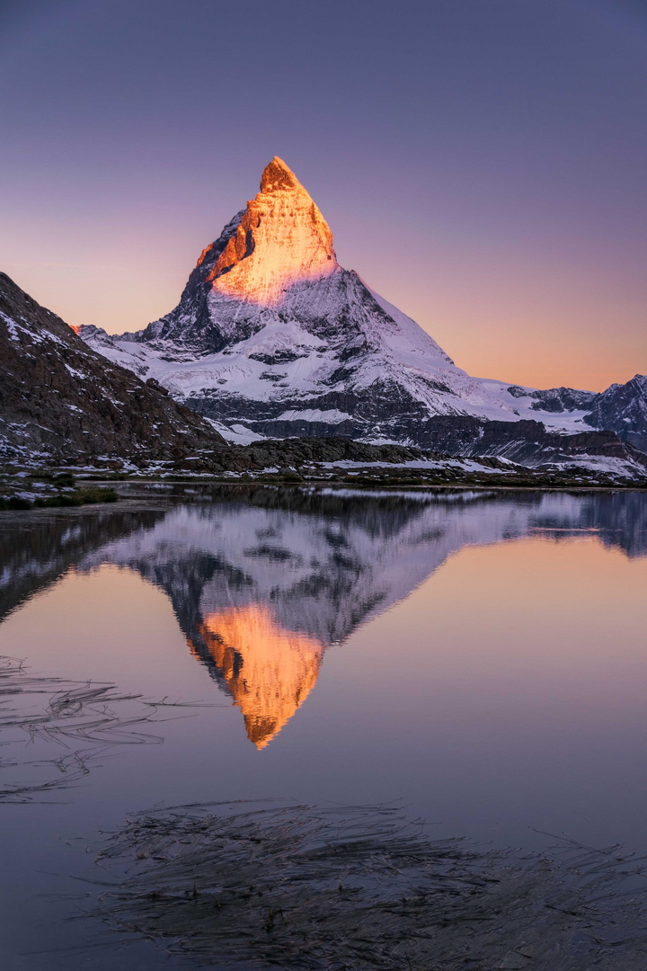 Sonnenaufgang am Matterhorn