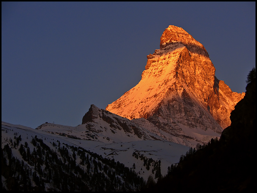 Sonnenaufgang am Matterhorn