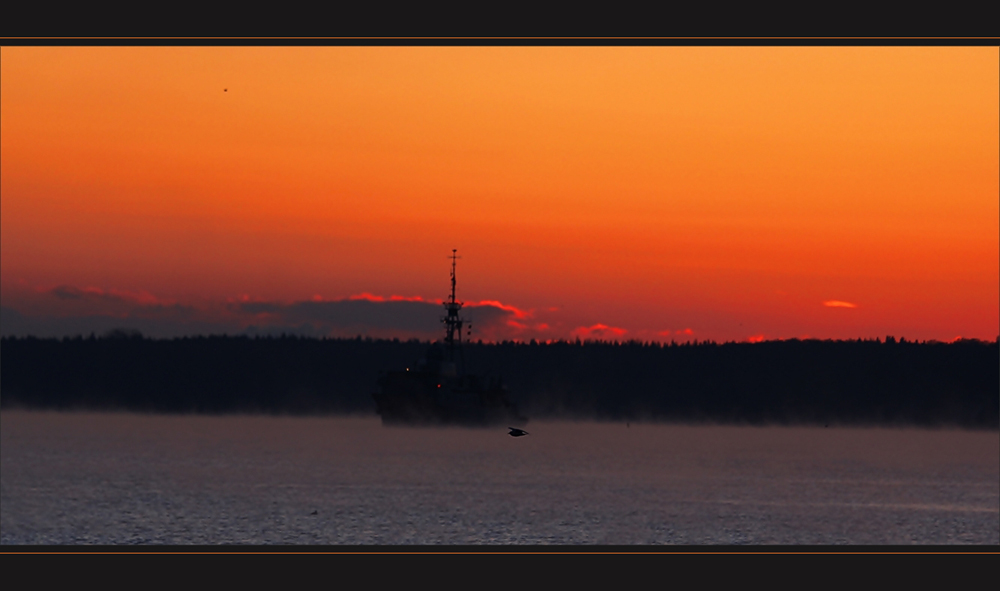 Sonnenaufgang am Meer...