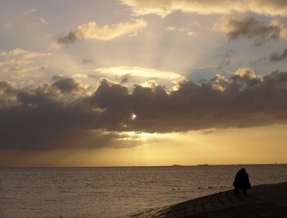 Sonnenaufgang am Meer