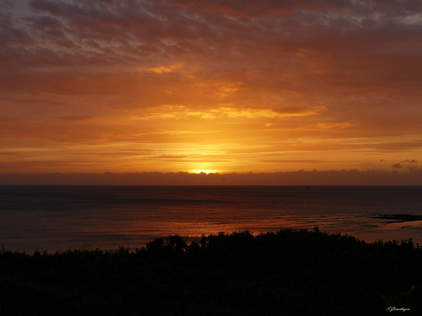 Sonnenaufgang am Meer