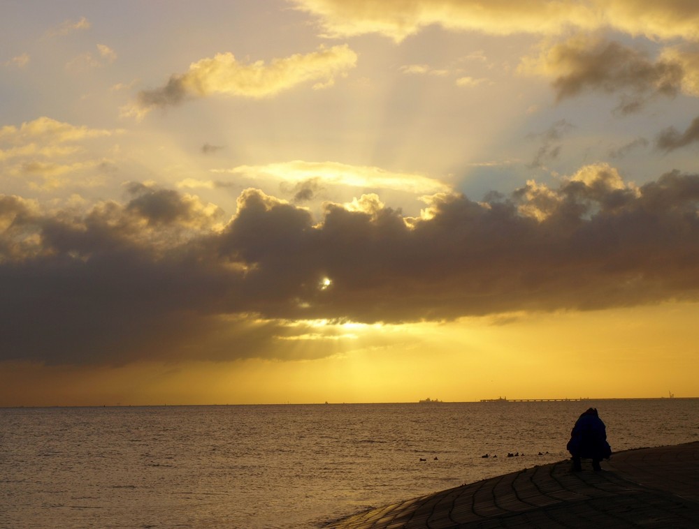 Sonnenaufgang am Meer