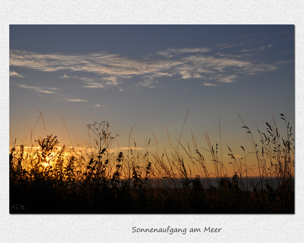 Sonnenaufgang am Meer