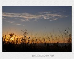 Sonnenaufgang am Meer