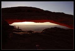 Sonnenaufgang am Mesa Arch