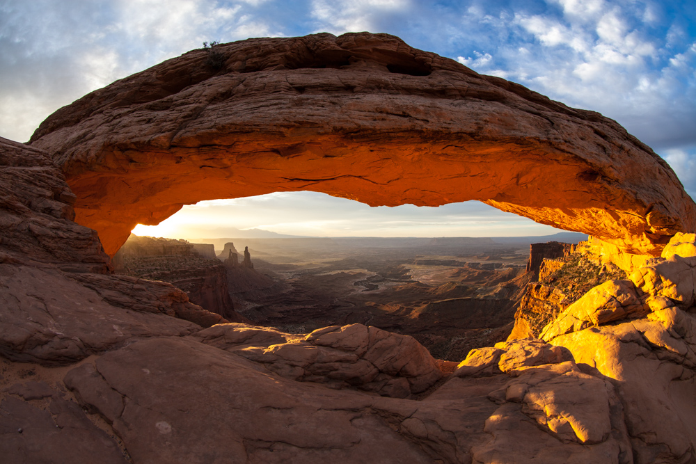 Sonnenaufgang am Mesa Arch