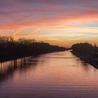 Sonnenaufgang am Mittellandkanal