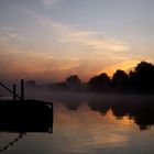 Sonnenaufgang am Mittellandkanal bei Sülfeld 18.09.09 07:03 Uhr