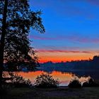 Sonnenaufgang am Möckeln-See um 6:20 Uhr