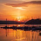 Sonnenaufgang am Möhnesee