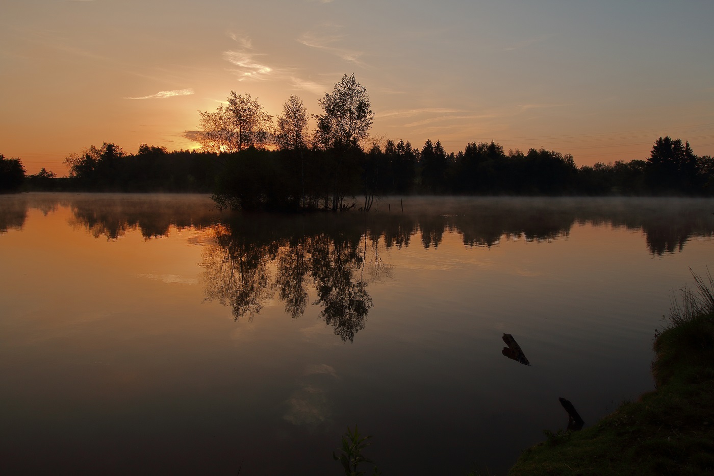 Sonnenaufgang am Mönchsee