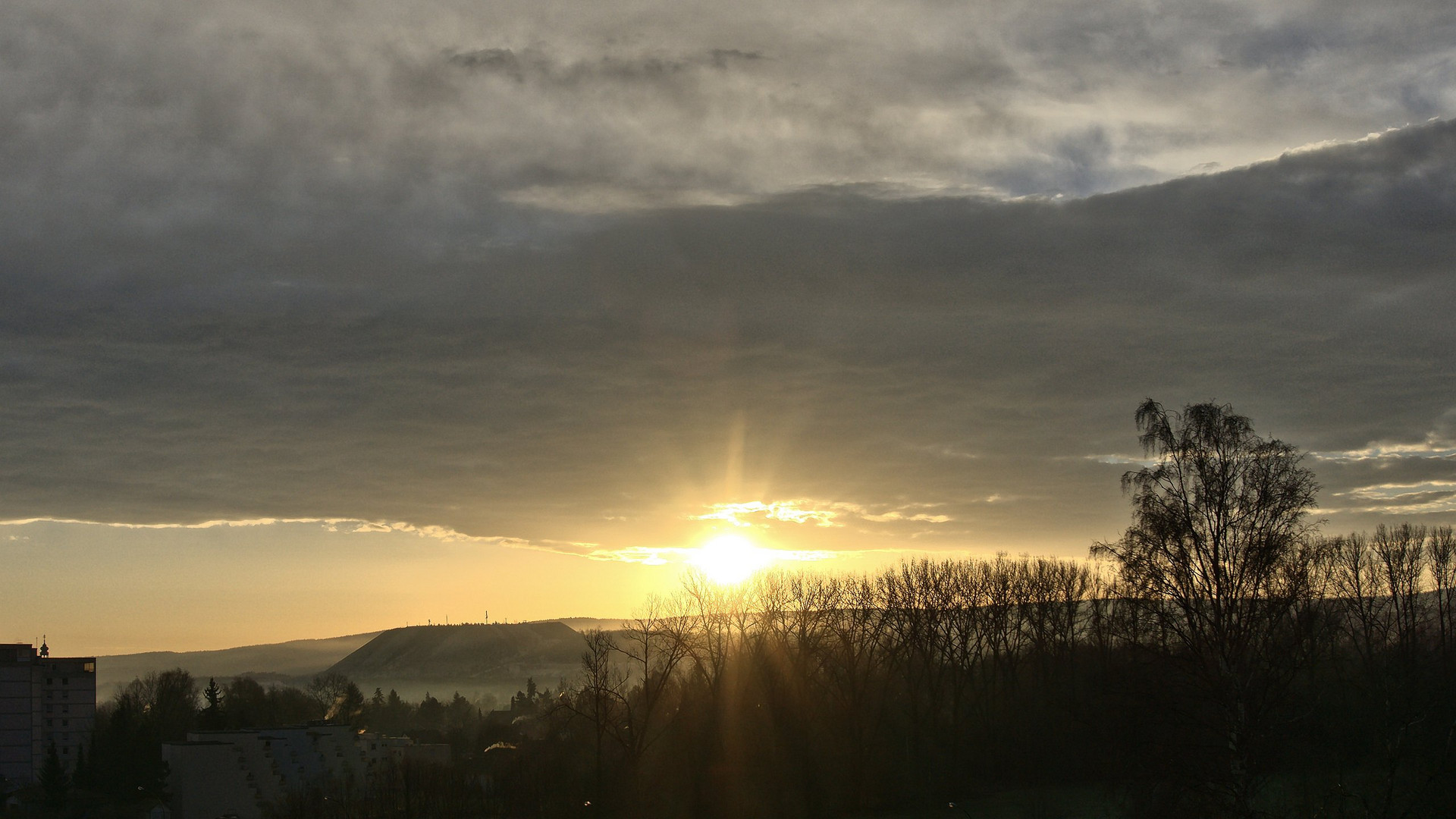 Sonnenaufgang am monte kaolino in Hirschau