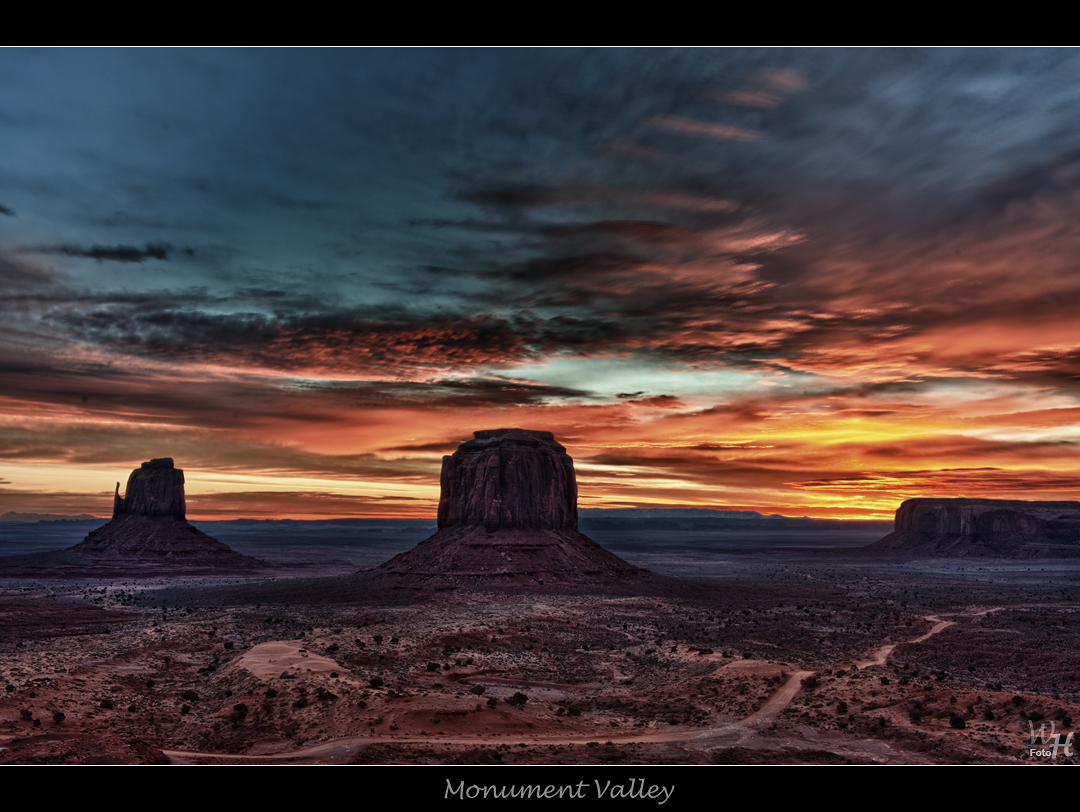 Sonnenaufgang am Monument Valley