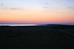 Sonnenaufgang am Morsum Kliff auf Sylt