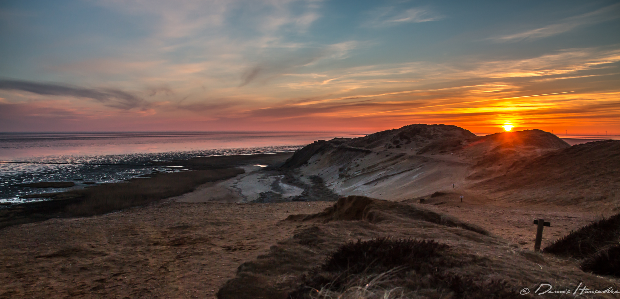 Sonnenaufgang am Morsumer roten Kliff