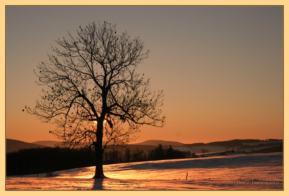 Sonnenaufgang am Mückenhof