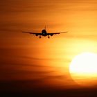 Sonnenaufgang am Münchner Flughafen