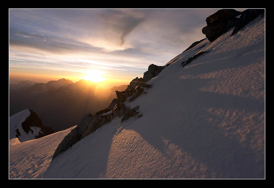 Sonnenaufgang am Nadelhorn