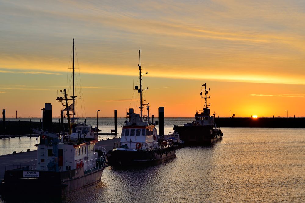 Sonnenaufgang am Nassauhafen