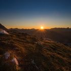 Sonnenaufgang am Nebelhorn